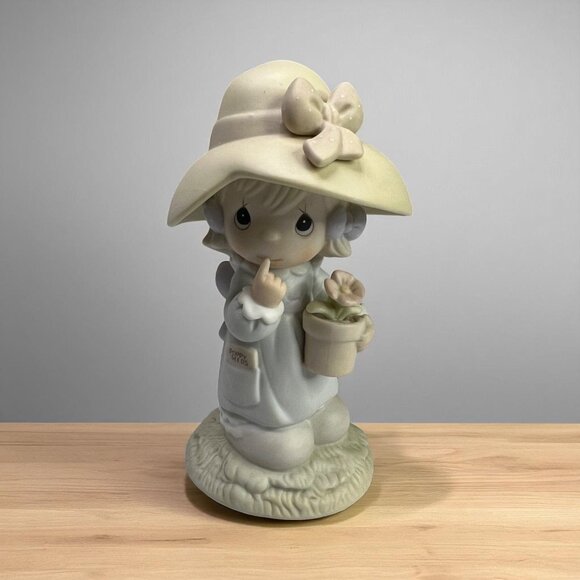 Precious Moments Happy Birthday Poppy 1987 Collectible Figurine By Enesco - Picture 1 of 10